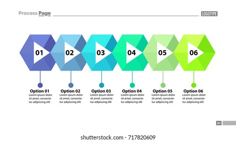 Six Steps Strategy Slide Template