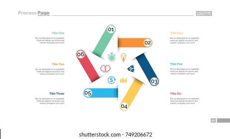 Six Steps Strategy Slide Template