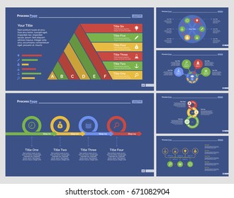Six Teamwork Diagrams Slide Templates Set