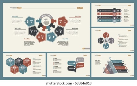 Six Teamwork Slide Templates Set