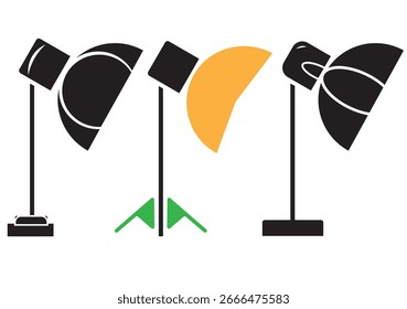 Se ilustran seis incrementos de tiempo en minutos con flechas verdes y números rojos. Los tiempos son de 1, 2, 5, 10, 15 y 30 minutos. Están sobre un fondo blanco.