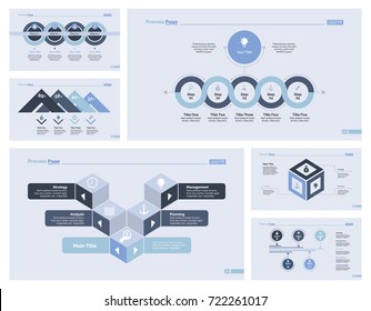 Six Training Slide Templates Set