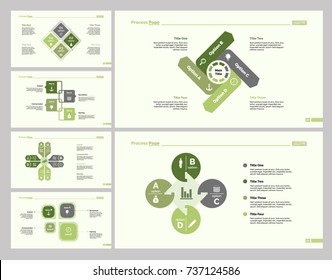 Six Workflow Slide Templates Set