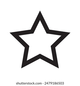 Six-pointed star icon. Black frame. Isolated abstract symbol. Geometric element. Vector illustration. Stock image. EPS 10.