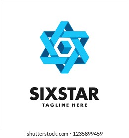 Sixstar is modern logo design for modern company, organisation, brand, social media or everything.

This logo looks good for both digital and print use.