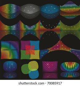 Sixteen of abstract backgrounds for your design.