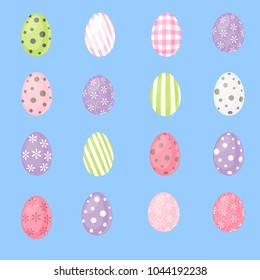 Sixteen Cartoon Easter Eggs