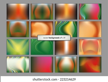 Sixteen colored background