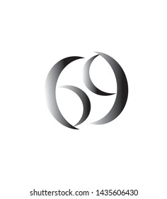 the sixty-nine figure in black