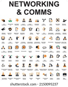 Sixty-six Networking Icons Of Standard, African, Asian Representation With Insert Logo, Local Currency Etc Options.