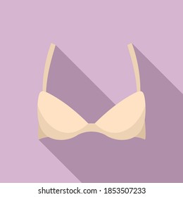Icono de barra de tamaño. Ilustración plana del icono vectorial del sujetador de tamaño para el diseño web
