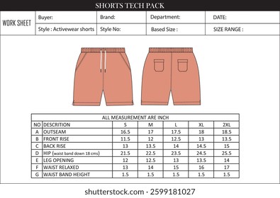 size chart design for uk usa