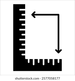 Size Chart Icon Element For Design