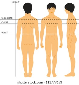 Size Chart for Men's Clothing