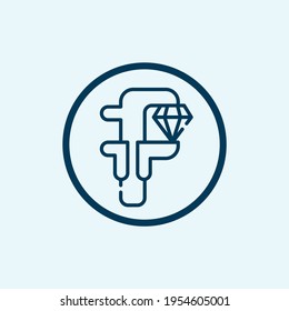 Size icon isolated on white background from user interface collection. Size icon trendy and modern Size symbol for logo, web, app, 