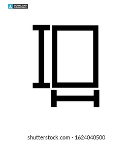 size icon isolated sign symbol vector illustration - high quality black style vector icons
