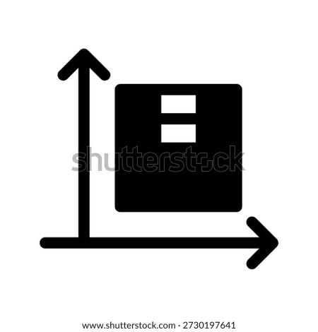 Size Icon Vector Symbol Design Illustration