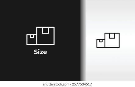 Size Vector, Icon Or Logo Sign Isolated Symbol Illustration