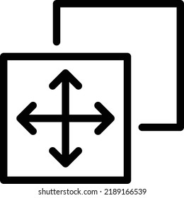 size  Vector illustration on a transparent background. Premium quality symmbols. Thin line vector icons for concept and graphic design. 
