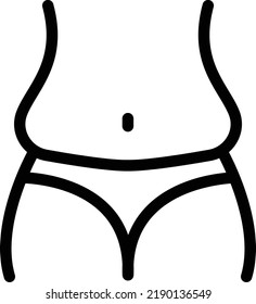 tamaño Ilustración vectorial en un fondo transparente. Símbolos de calidad superior. Iconos vectoriales de línea delgada para el diseño de conceptos y gráficos.
