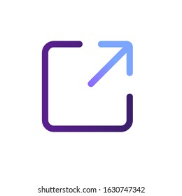 sizing  icon flat outline glyph interface 