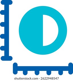 Dimensionando o design de ícone de vetor de linha