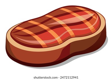Sizzling Steak Vectors Illustration Artwork
