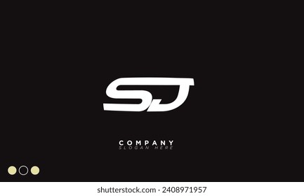 SJ Alphabet letters Initials Monogram logo JS, S and J