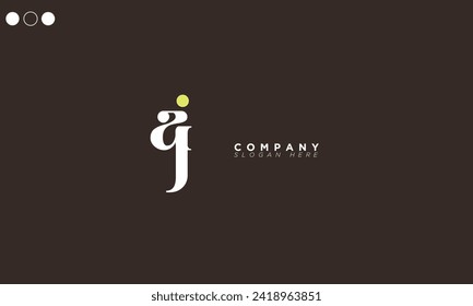  SJ Alphabet letters Initials Monogram logo JS, S and J