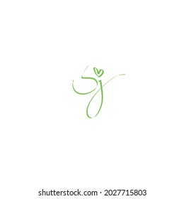 SJ handwritten logo for identity
