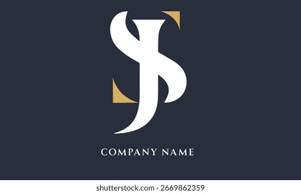 SJ, JS Alphabets Buchstaben Logo Monogramm (5000x3000 Pixel, 300dpi)