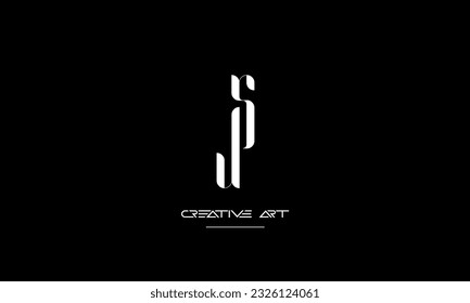 SJ, JS, S, J abstract letters logo monogram