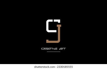 SJ, JS, S, J abstract letters logo monogram