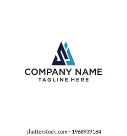 SJ LETTER LOGO DESIGN VECTOR SYMBOL