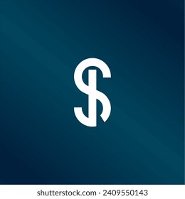 SJ letter logo and icon design