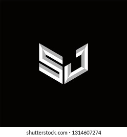SJ Logo Letter initial Designs Templete