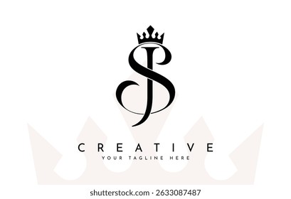 SJ Monogram with Crown Logo