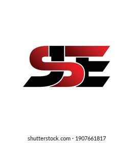 SJE letter monogram logo design vector