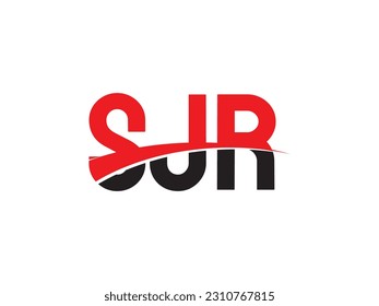 SJR Letter Initial Logo Design Vector Illustration