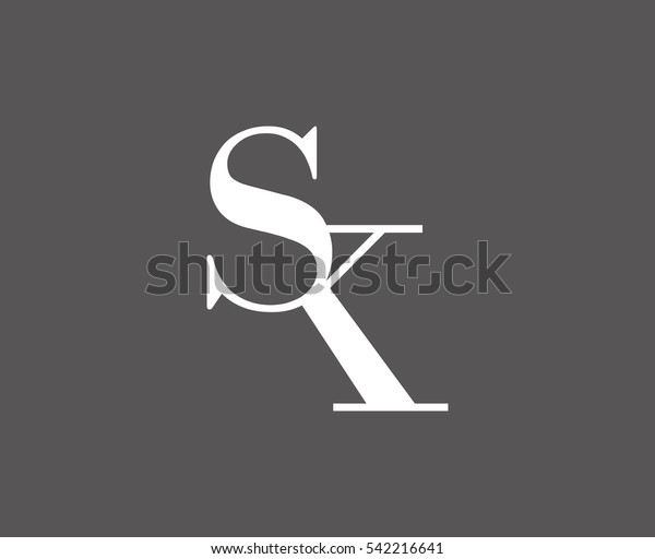 Sk Logo Stock Vector (Royalty Free) 542216641