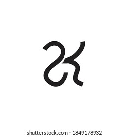 SK Logo Vector Simple Modren Objects