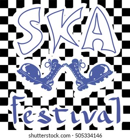 Ska music festival . High boots . 