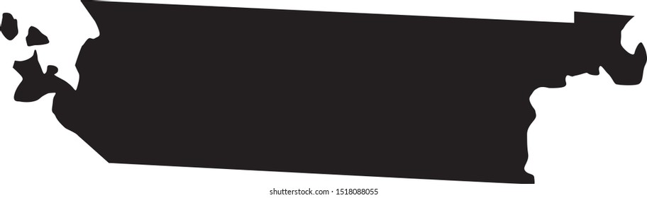 skagit county map in state of washington