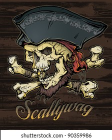Skallywag Pirate Skull
