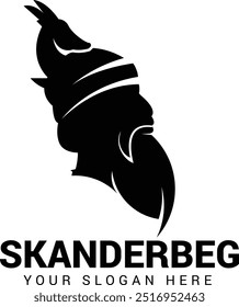 Skanderbeg Albanian Hero Professional-Logo 