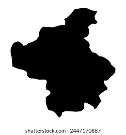 Skanderborg Municipality map, administrative division of Denmark. Vector illustration.