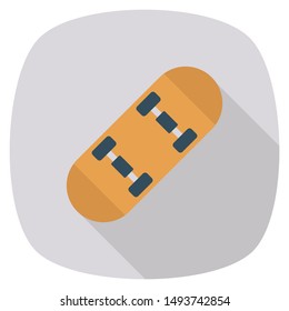 skate board activity flat icon