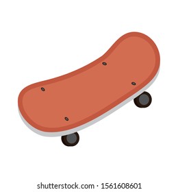skate board baby toy isolated icon vector illustration design