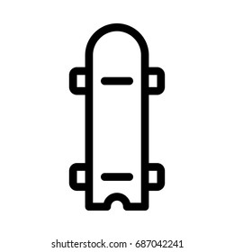 Skate board icon