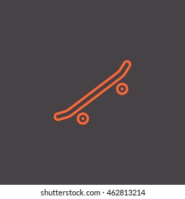  Skate board Icon Vector.